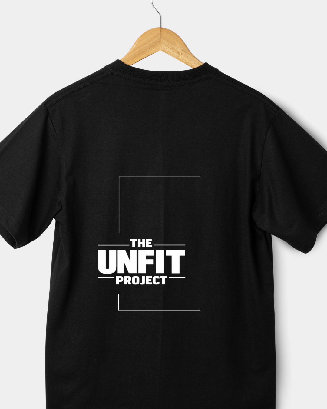 Short Sleeve Box The Unfit Project Black Tee